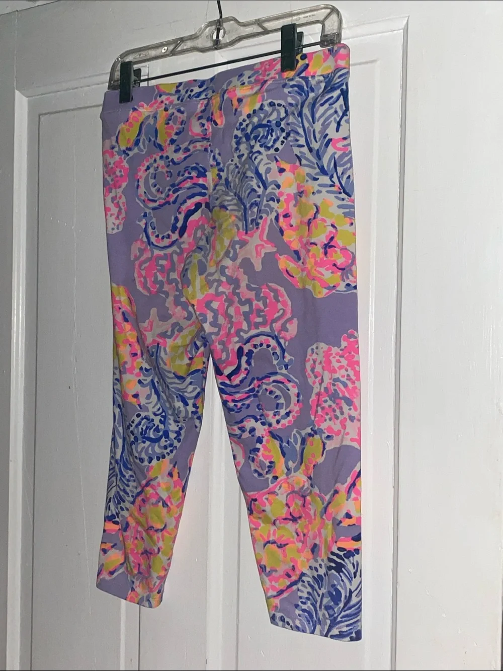 Lilly Pulitzer Girls Verbena Maia Cropped Leggings Sz XL (12-14)